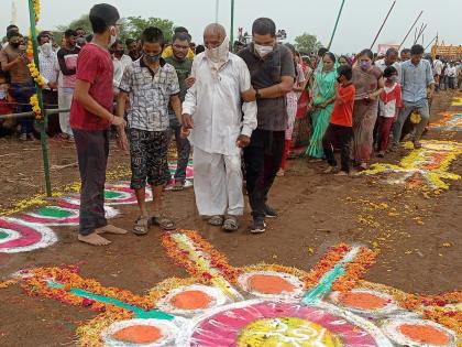 Last farewell given to the soldier from Khedgaon | खेडगाव येथील जवानाला दिला अखेरचा निरोप