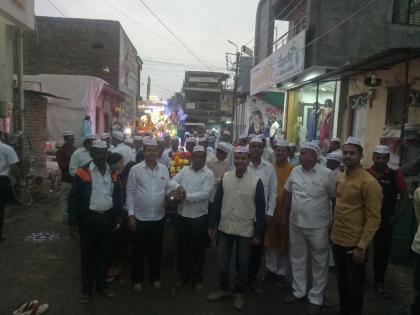  Worship, and grand procession in the city of Yeola | येवला शहरात प्रतिमा पूजन,व भव्य मिरवणुक