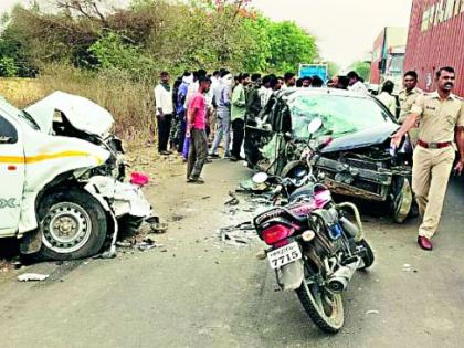 Two killed on Aurangabad-Nagpur highway | औरंगाबाद-नागपूर महामार्गावर दोन ठार