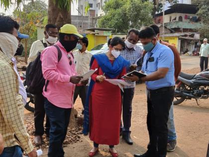 Action continues against those who do not wear masks | मास्क न वापरणाऱ्या व्यक्तींवर कारवाई सुरूच