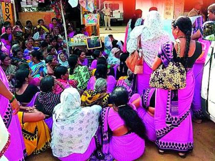 Anganwadi Marches Front in Lakhandur | लाखांदूरमध्ये अंगणवाडीतार्इंचा मोर्चा