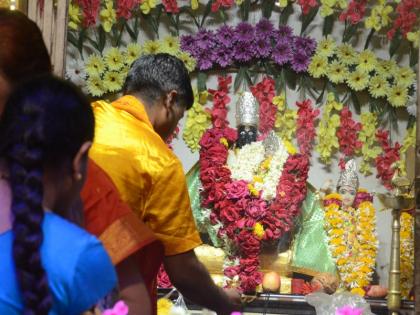 Shriram Janmotsav celebrates the adventures of devotees in Dhule | धुळ्यात भाविकांच्या अपूर्व उत्साहात श्रीराम जन्मोत्सव साजरा