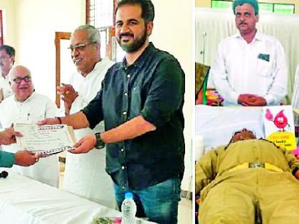 Blood donation done by 310 donors in Desaiganj camp | देसाईगंज येथील शिबिरात ३१० रक्तदात्यांनी केले रक्तदान