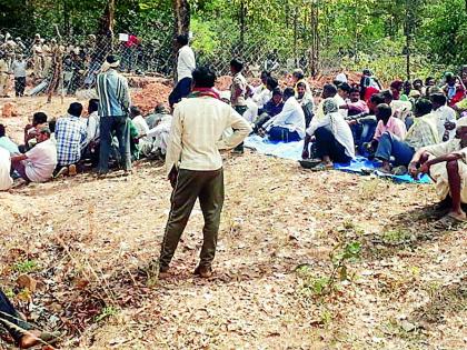 The conflict between the project-affected and the forest department stirs up | प्रकल्पग्रस्त आणि वनविभाग यांच्यातील संघर्ष पेटला