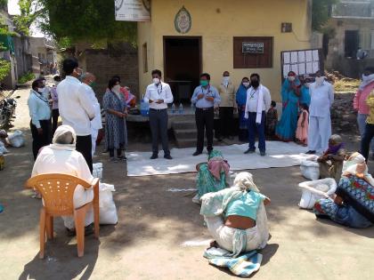 Distribution of essential items to the needy at Raipur | रायपूर येथे गरजूंना जीवनावश्यक वस्तू वाटप