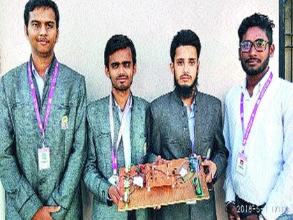  Induction heating machine made by students of Sandeep Foundation | संदीप फाउंडेशनच्या विद्यार्थ्यांनी बनविले ‘इंडक्शन हीटिंग’ मशीन