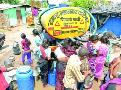 Significant increase in tanker numbers in Nagpur; If the rain lasts, headaches will increase | नागपुरात टँकरचा आकडा वाढण्याचे संकेत; पाऊस लांबल्यास वाढणार डोकेदुखी