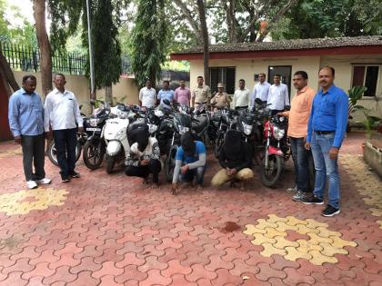 17 Take a bicycle with nine wheelers | १७ दुचाकीसह नउ लाखाचा मूद्देमाल हस्तगत