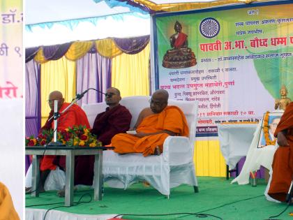 Dhamma behaved strong Indian democracy | धम्म आचरणाने भारतीय लोकशाही मजबूत- ज्ञानरक्षित महाथेरो