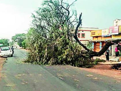 जिल्ह्यात गारांसह अवकाळी पाऊस