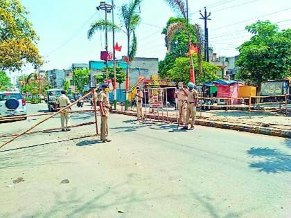 Strict curfew in Samtanagar and Sindhi Colony areas of Bhusawal | भुसावळच्या समतानगर आणि सिंधी कॉलनी परिसरात कडक संचारबंदी