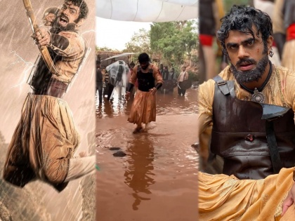 pawankhind marathi movie Ankit Mohan shares behind the scenes videos | असा शूट झाला होता ‘पावनखिंड’; आत्ता समोर आलेत पडद्यामागचे Video