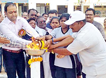  The beginning of the Sports Meet in Sonaras | सोनसरीत क्रीडा संमेलनाला सुरूवात