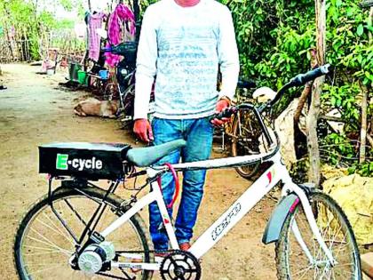 Gopi Battery Bike | गोपीने बनविली बॅटरीवरची सायकल