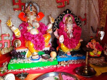 Domestic celebrations from 41 circles in Akkalkuwa | अक्कलकुव्यात ४१ मंडळांकडून घरगुती उत्सव Domestic celebrations from 41 circles in Akkalkuwa | अक्कलकुव्यात ४१ मंडळांकडून घरगुती उत्सव