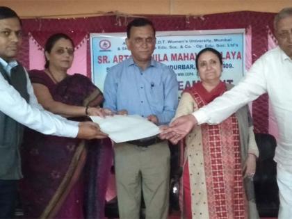 Women College's Nack Committee reviews | महिला महाविद्यालयाची नॅक समितीकडून पाहणी पूर्ण Women College's Nack Committee reviews | महिला महाविद्यालयाची नॅक समितीकडून पाहणी पूर्ण