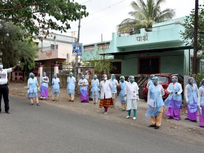 Seal the premises near the house of ‘that’ victim | ‘त्या’ बाधिताच्या घराजवळील परिसर सील