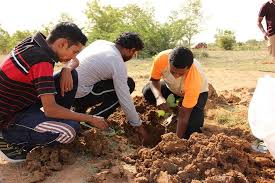 Planting Machinery against Construction | बांधकामविरोधात वृक्षारोपणाचे अस्त्र