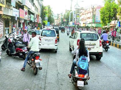 The only way to go to the Coliserod | कॉलेजरोडला होणार एकेरी मार्ग