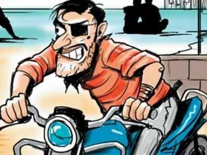 The thief was caught with an unnumbered two-wheeler | विना क्रमांकाच्या दुचाकीमुळे हाती लागला वाहनचोर