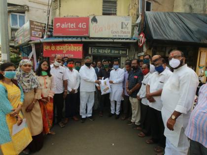 Ganpati Festival - Training Institute, Tarun Mandal Disinfection of Ganesh Mandap | Ganpati Festival -तालीम संस्था, तरुण मंडळ गणेश मंडपांचे निर्जंतुकीकरण