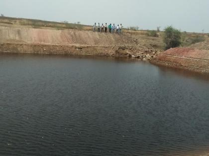 Bongorwadi Tumumba in one rain! Well-filled wells: The pain of the water cup competition | एकाच पावसात बनगरवाडी तुडुंब ! वळवाने विहिरी भरल्या : वॉटर कप स्पर्धेतील कष्ट फळाला