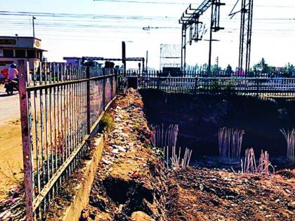 Railway hazard raises the risk of flooding | रेल्वेच्या हादऱ्यामुळे वाढला भुस्खलनाचा धोका