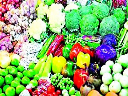 Vegetable prices increased, incoming arrivals | भाजीपाल्याचे दर वाढले, आवक घटली