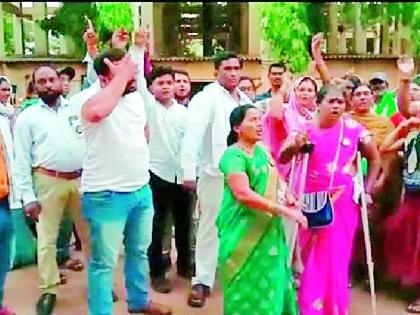 Unique movement of water for the Young Pine Bride | पाण्यासाठी यंग चांदा ब्रिगेडचे अनोखे आंदोलन