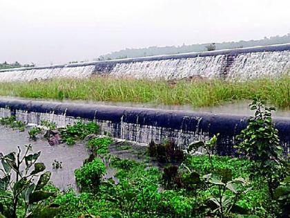 Due to rain, Mundakasa lake overflow | पावसामुळे बोदलकसा तलाव ओव्हरफ्लो