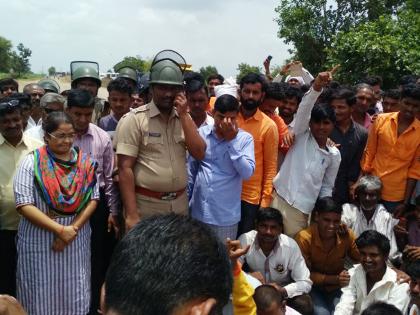  BJP office beheaded in Sengwa | सेनगावात भाजप कार्यालयावर दगडफेक