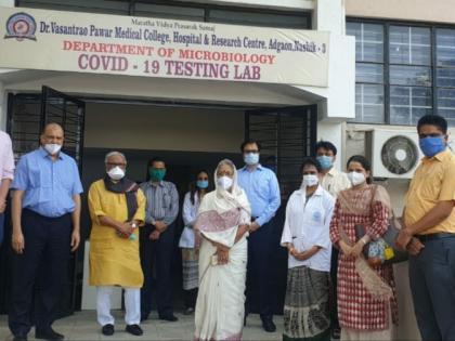  Swab testing lab started | स्वॅब टेस्टिंग लॅब सुरू