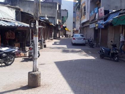 ‘लॉकडाऊन’मुळे विसरवाडी बाजारपेठेत पसरली अवकळा