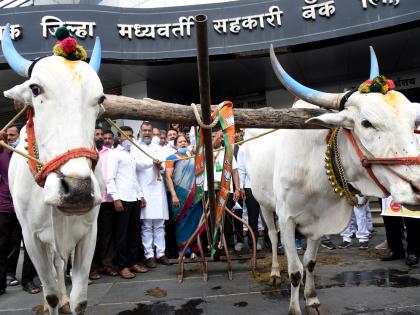 nashik,sadabhau,khot,district,bank's,sit-in agitation | सदाभाऊ खोत यांचे ठिय्या आंदोलन