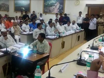  Satara District Planning Committee meeting held in two MLAs! | सातारा जिल्हा नियोजन समितीच्या सभेत दोन आमदारांमध्ये खडाजंगी !