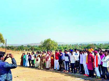  First flag hoisting in 1930's Jungle Satyagraha land, 87 years | १९३० च्या जंगल सत्याग्रह भूमीवर ८७ वर्षांनी प्रथमच ध्वजारोहण