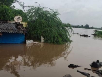 Flooding of Kanhan river in Nagpur district; | नागपूर जिल्ह्यात कन्हान नदीला पूर; नदीकाठच्या गावांना धोका