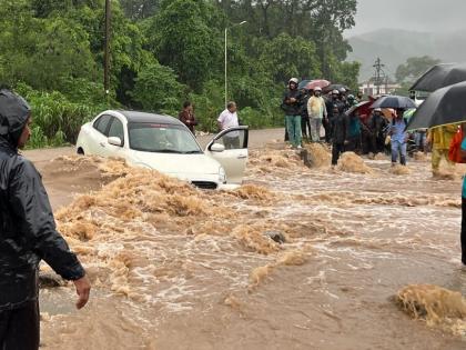 ghodbunder road is sinking due to construction filling in lakshmi river basin and eco sensitive zone | लक्ष्मी नदी पात्र व इकोसेन्सेटेटिव्ह झोनमध्ये झालेला वारेमाप भराव, बांधकामाने बुडतोय घोडबंदर मार्ग 