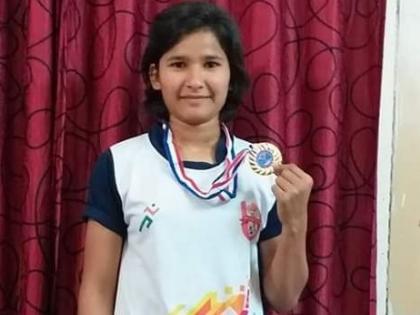 Sakshi Maske of Yavatmal district selected for the Indian Weightlifting team | यवतमाळ जिल्ह्यातील साक्षी मस्केची भारतीय वेटलिफ्टिंग संघात निवड