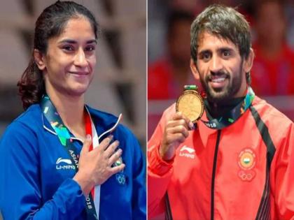 The names of Bajrang and Vinesh are recommended for the Khel Ratna | खेलरत्नसाठी बजरंग व विनेश यांच्या नावांची शिफारस