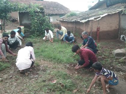 Gram Swachhta Abhiyan at Kachurpada | कचुरपाडा येथे ग्रामस्वच्छता अभियान