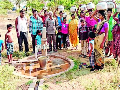 Pudri rehabilitation people get drinking water | पेंढरी पुर्नवसनवासीयांना पिण्याचे पाणी मिळेना