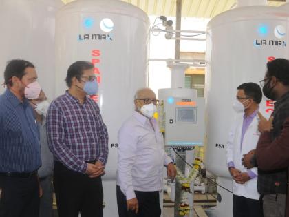 The first step towards oxygen self-sufficiency of the district! | जिल्ह्याच्या ऑक्सिजन स्वयंपूर्णतेकडील पहिले पाऊल !