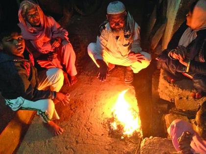 Cold wave prevail in Akola district | अकोला जिल्हा गारठला