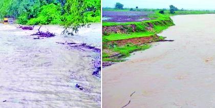 Many villages are out of touch due to incessant rain | संततधार पावसाने अनेक गावे संपर्काबाहेर