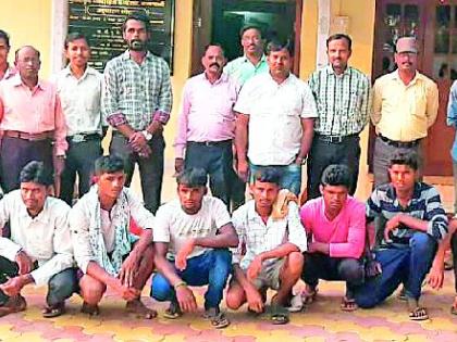 Nine people arrested for hunting efforts | शिकारीच्या प्रयत्नातील नऊ जणांना अटक