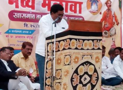 Need to get together with social workers - Renke | समाजबांधवांनी एकत्र येण्याची गरज- रेणके