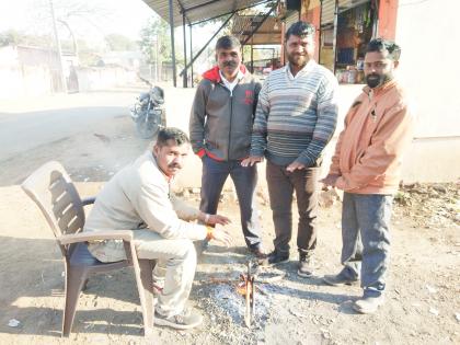 Cold wave rises with Kalwan taluka in the valley | कळवण तालुक्या सह पुनद खोऱ्यात थंडीचा जोर वाढला