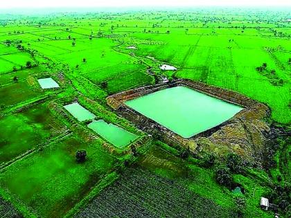 Irrigation of 3,817 hectares of land under irrigation works | जलसंधारणाच्या ३,८१७ कामांमधून ३३,५३२ हेक्टर जमीन सिंचनाखाली