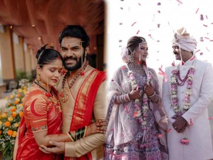 Happu Ki Ultan Paltan fame Kamna Pathak got married with actor Sandeep Shridhar | राणादा-पाठक बाईंनंतर ‘या’ प्रसिद्ध अभिनेत्रीने महाराष्ट्रीयन पद्धतीनं बांधली लग्नगाठ, फोटो व्हायरल